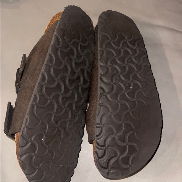 Birkenstock soft footbed suede M7 W9 sandals - Picture 9 of 10
